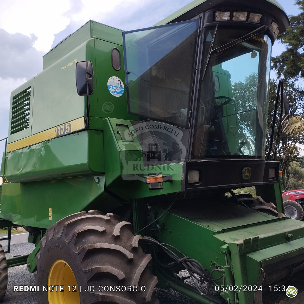 COLHEITADEIRA JOHN DEERE JOHN DEERE 1175 Agrocomercial Rudnik - Landini ITAIOPOLIS SANTA CATARINA SC